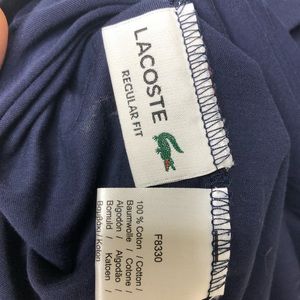 Lacoste Shirts - Men’s Lacoste regular fit navy T-shirt, sz 5 or L Lacoste Shirts - Men’s Lacoste regular fit navy T-shirt, sz 5 or L